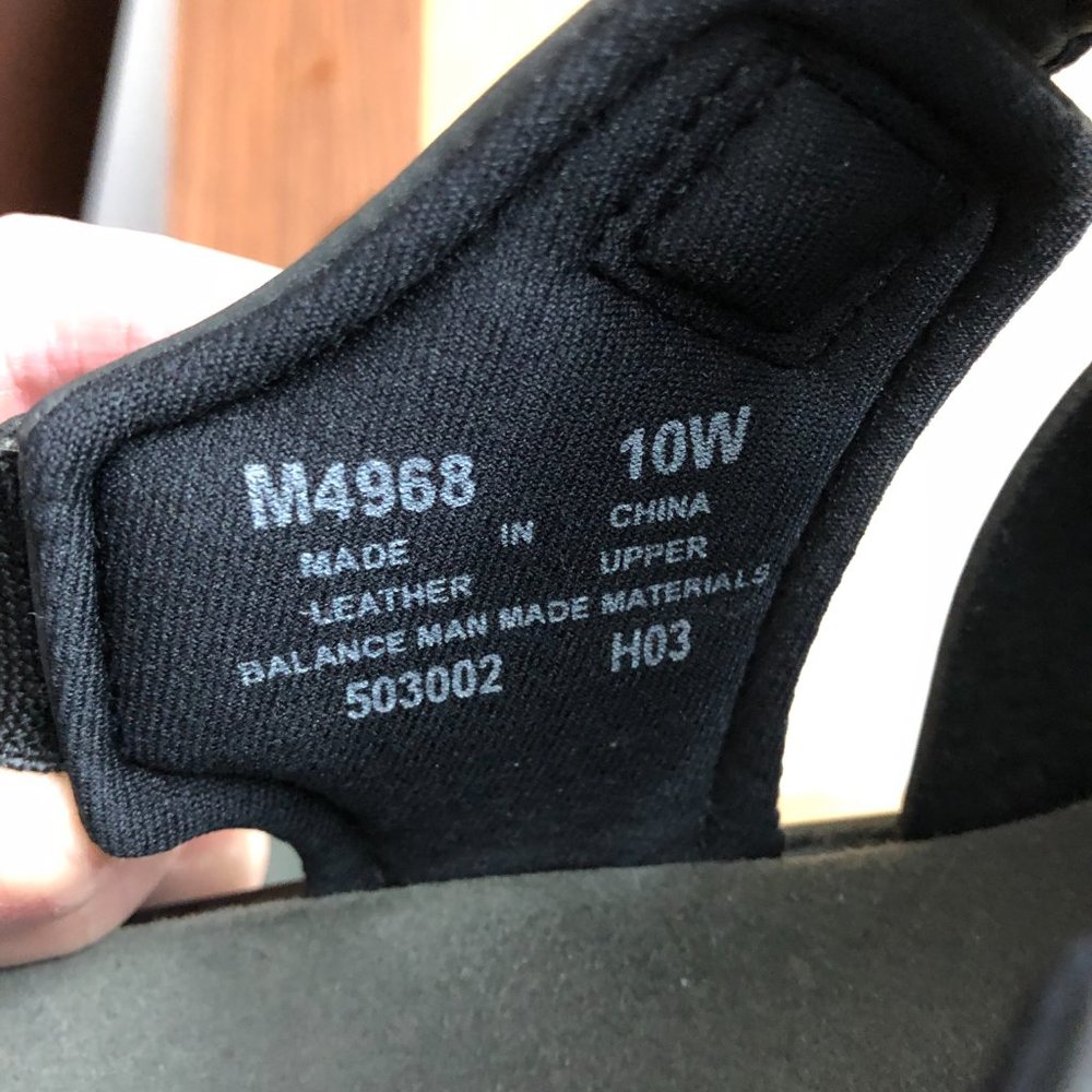 Rockport Black Leather Dress Sandals Size 10 - MINT! - Picture 8 of 8